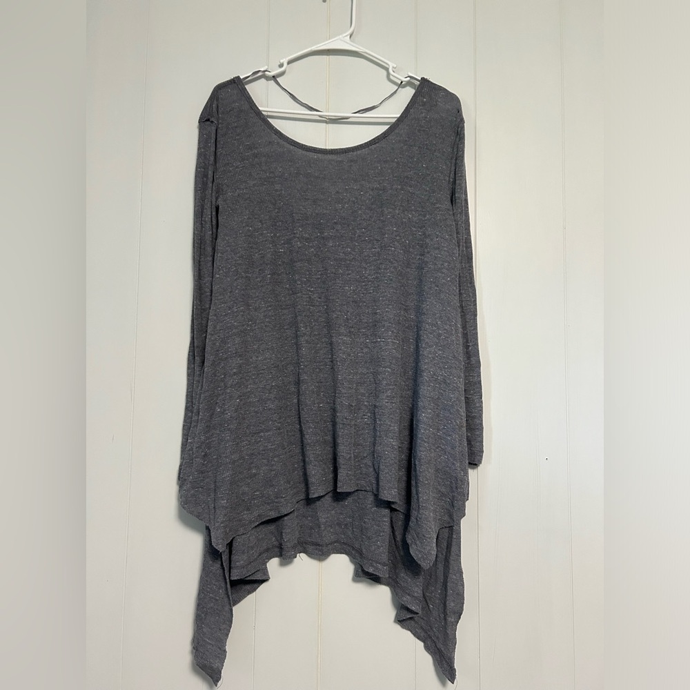 We The Free Handkerchief Hem Thermal Long Sleeve Shirt
